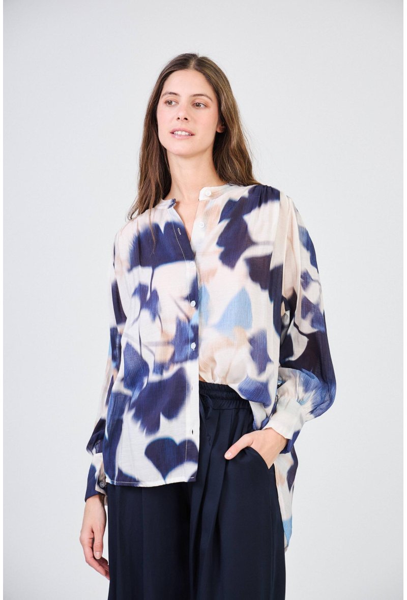 CHEMISIER IMPRIMÉE OVERSIZE