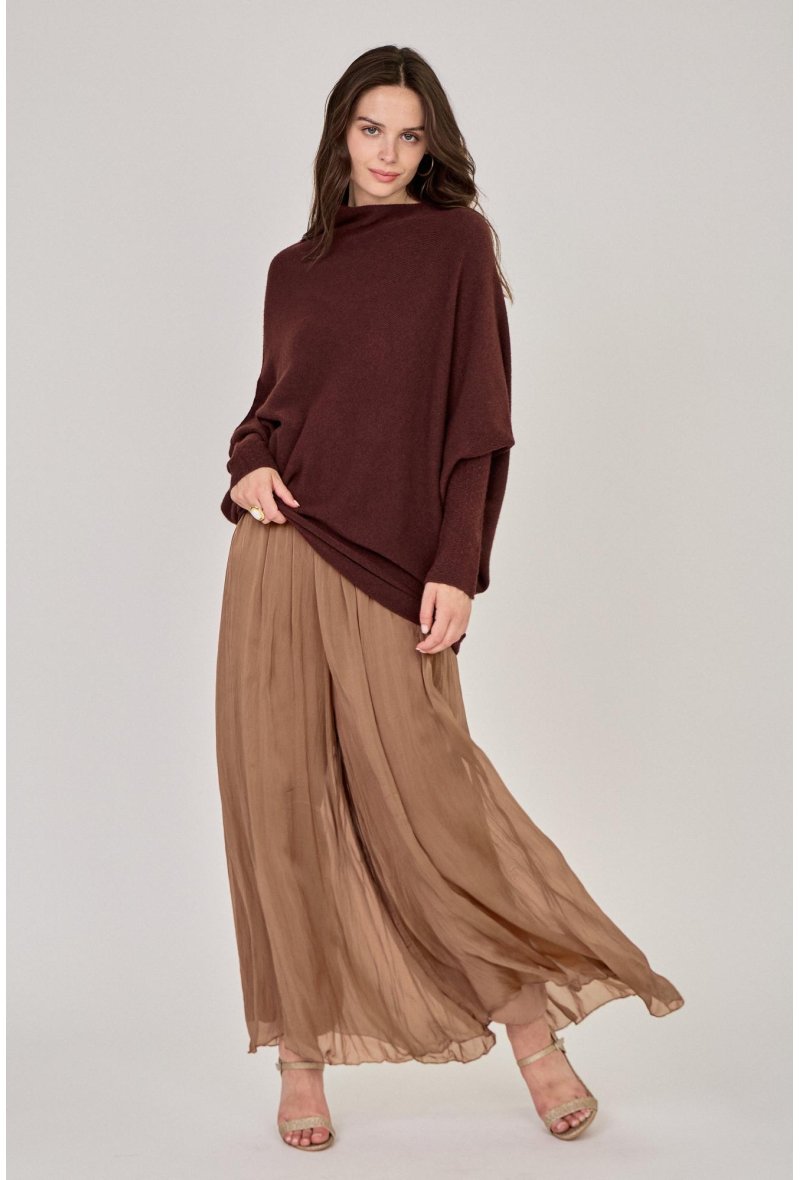 PULL ASYMETRIQUE SANS COUTURE