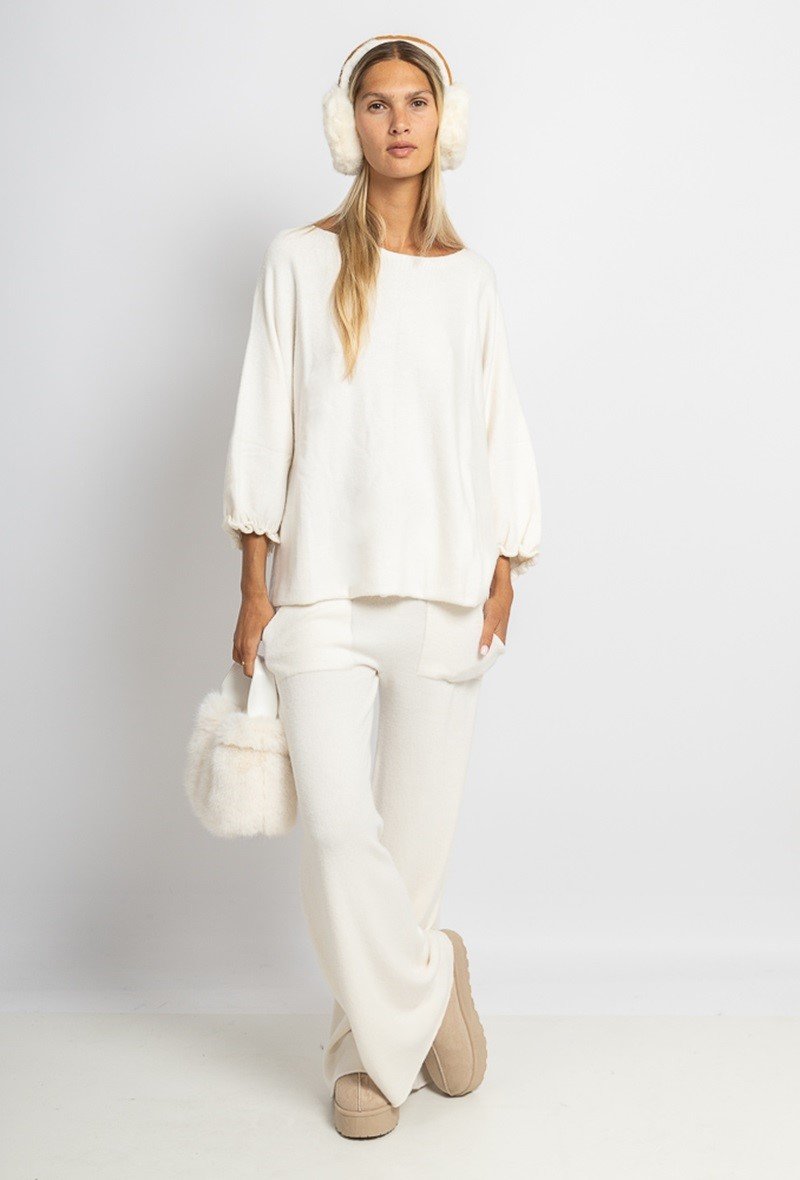 PULL COL BATEAU SANS COUTURE