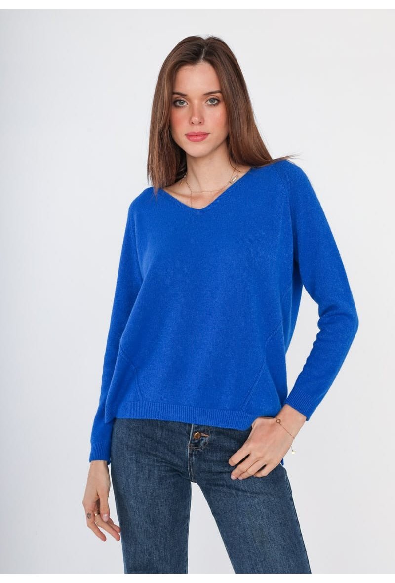 PULL COL V SANS COUTURE