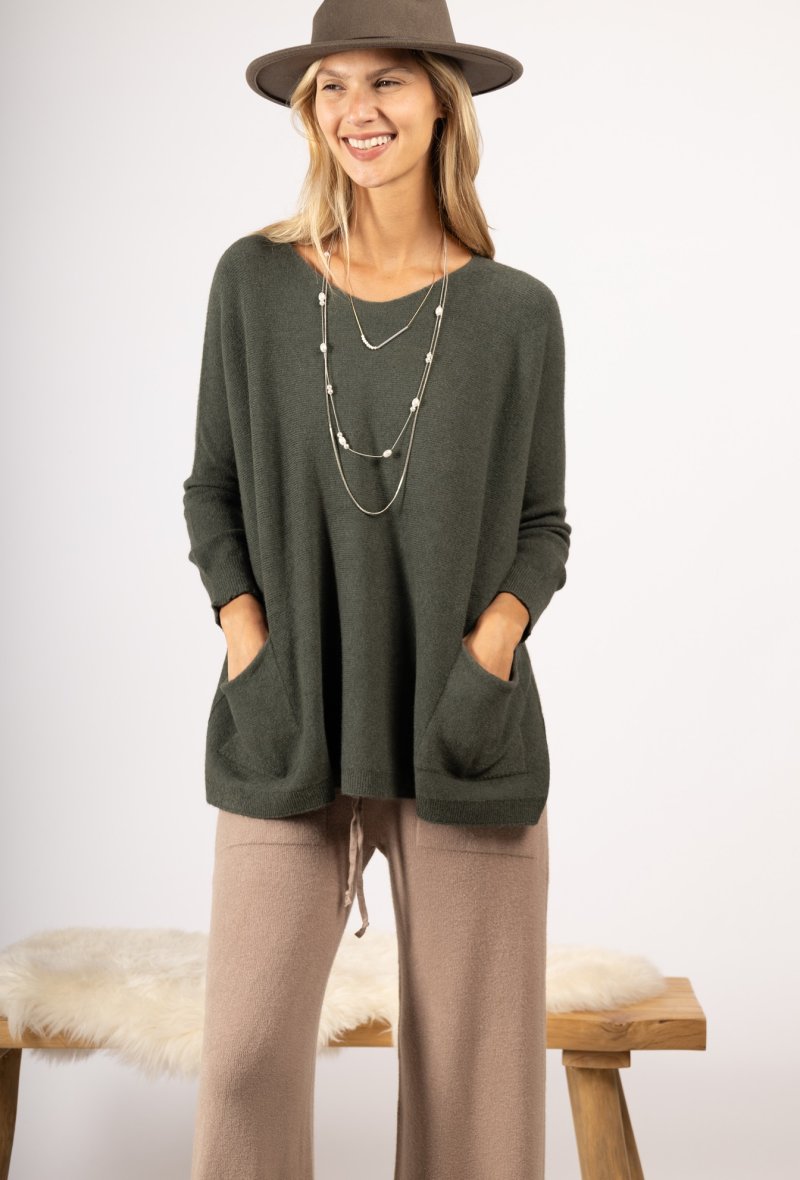 PULL COL BATEAU SANS COUTURE