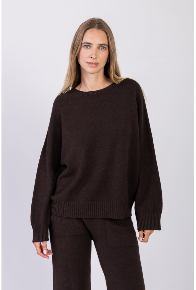 PULL COL ROND SANS COUTURE