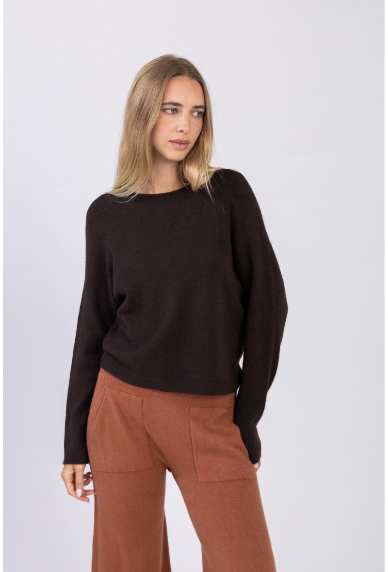 PULL COL ROND SANS COUTURE