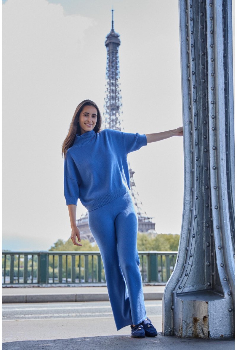 PULL COL MONTANT SANS COUTURE