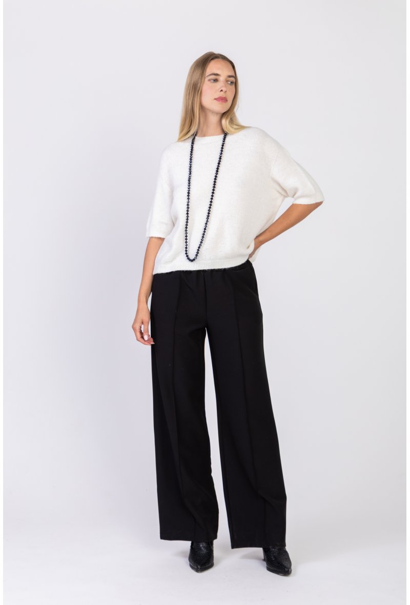 PULL ALPAGA FINE COL ROND