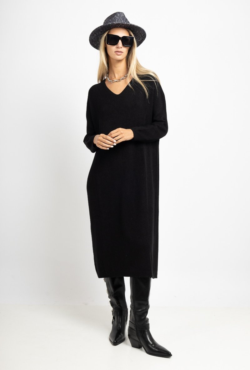 ROBE LONGUE EN MAILLE SANS COUTURE