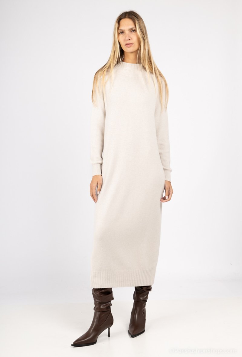 ROBE LONGUE EN MAILLE SANS COUTURE