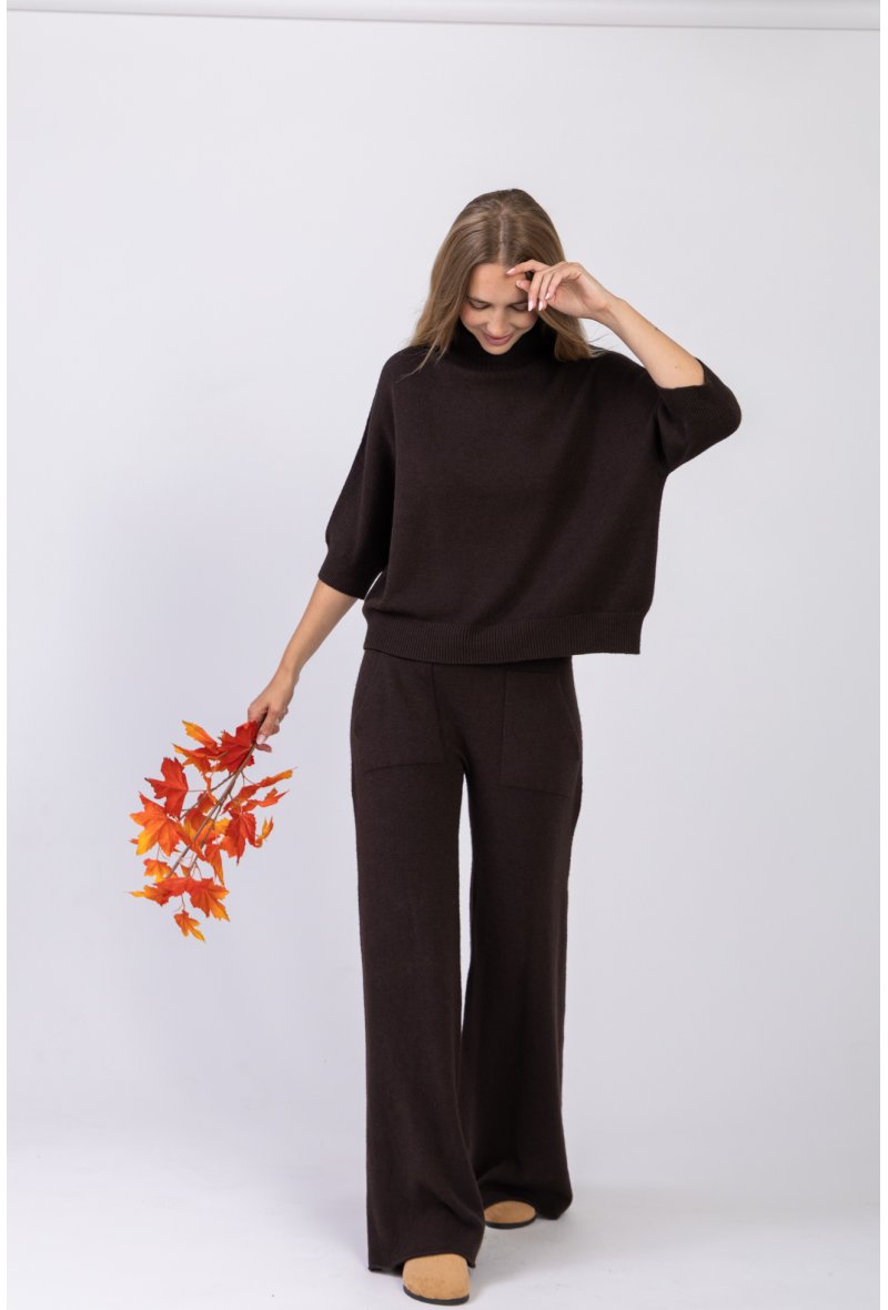 PULL COL MONTANT SANS COUTURE