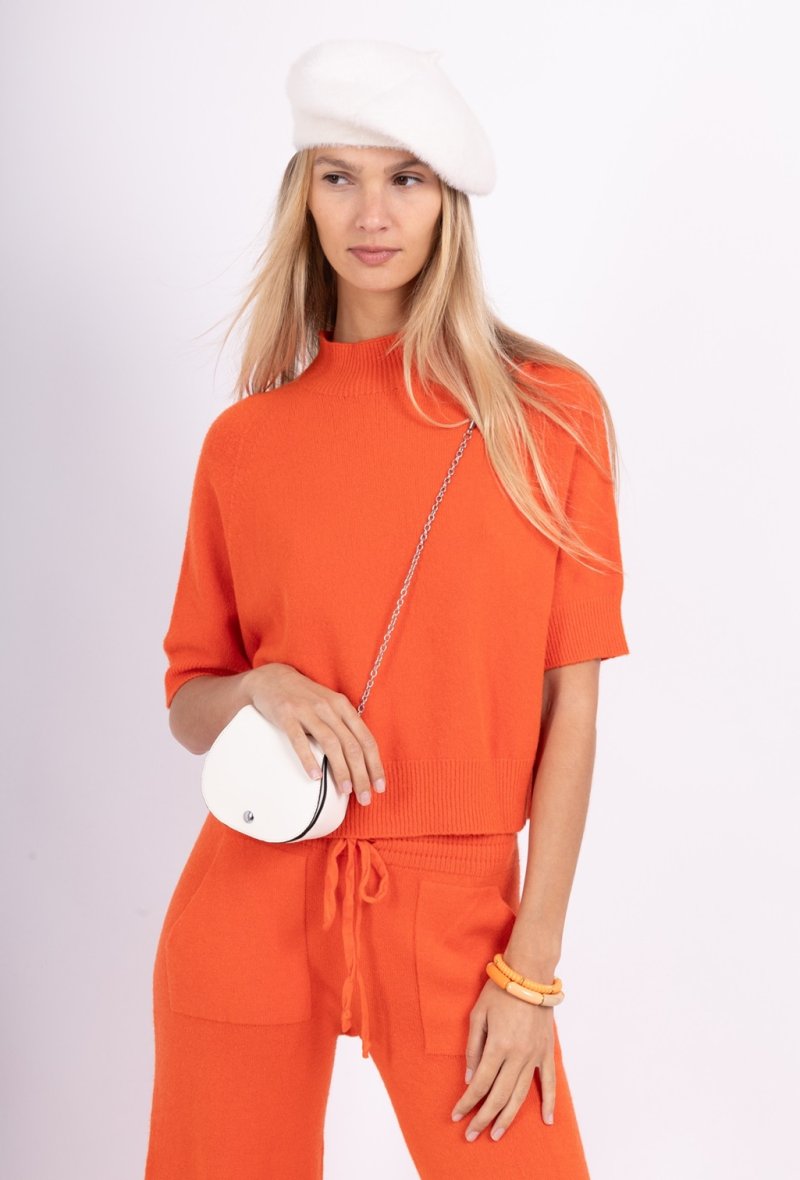 PULL COL MONTANT SANS COUTURE