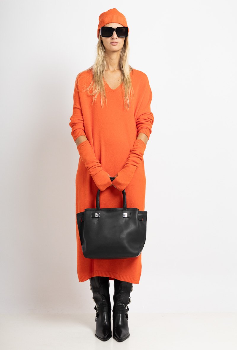 ROBE LONGUE EN MAILLE SANS COUTURE