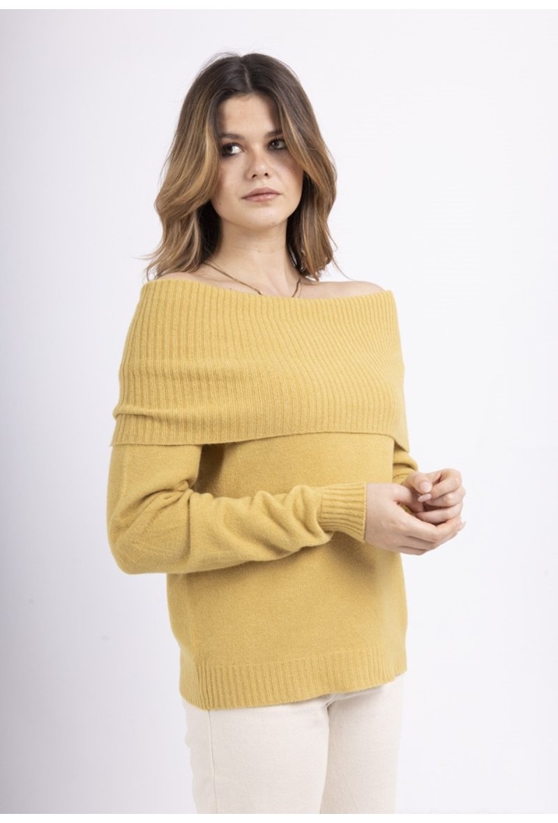 PULL EPAULE DENUDEE SANS COUTURE